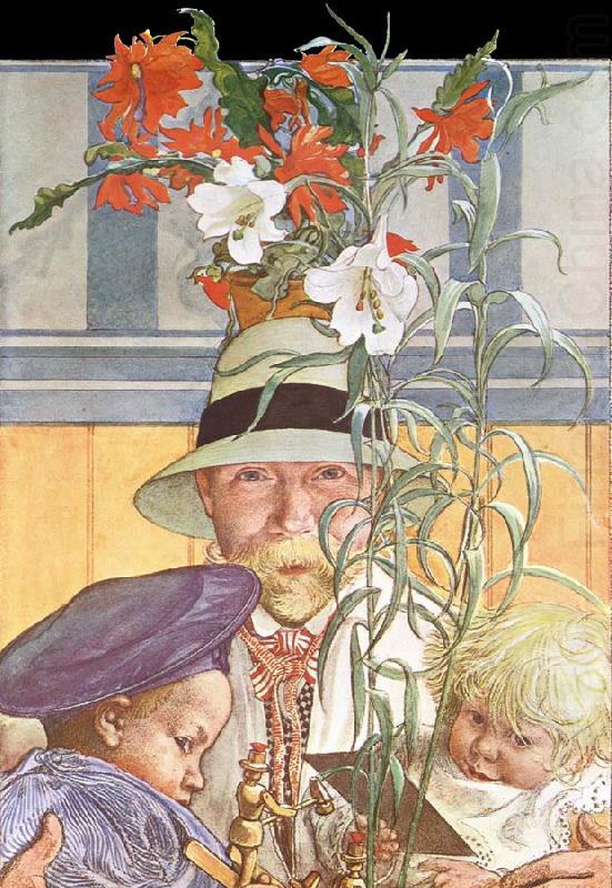 Frontispiece for Andras Barn, Carl Larsson